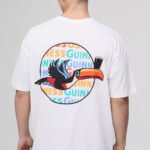 GUINNESS Baskılı Oversize Erkek T-shirt - Rahat ve Şık Tasarım