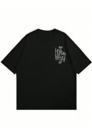 Holiday Forever Baskılı Erkek Oversize T-shirt - Görsel 3