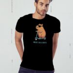 Cool Baskılı Erkek Oversize T-shirt