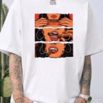Kadın Baskılı Unisex Oversize T-Shirt
