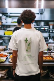 Erkek/Kadın Oversize Mojito Sırt Baskı Detaylı T-Shirt