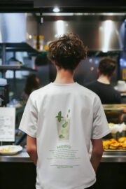 Erkek/Kadın Oversize Mojito Sırt Baskı Detaylı T-Shirt - Görsel 2