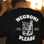 Negroni Sırt Baskılı Oversize T-shirt