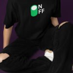 ON/OFF  Baskılı Kadın Oversize T-Shirt