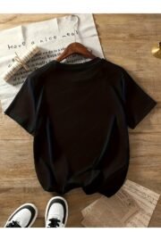 Kadın/Erkek oversize Pembe Panter baskılı T-shirt rahat ve şık Tasarım - Görsel 4