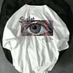 Sight Baskılı Oversize Unisex T-shirt - Rahat ve Şık Tasarım