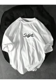 Sight Baskılı Oversize Unisex T-shirt - Rahat ve Şık Tasarım - Görsel 2