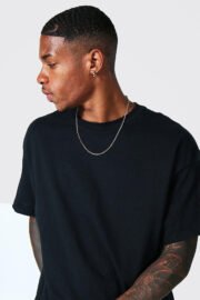 Oversize Erkek Virtues Sırt Baskı Detaylı T-Shirt - Görsel 3