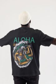 Aloha Sırt Baskılı T-shirt - Görsel 8