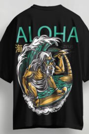 Aloha Sırt Baskılı T-shirt - Görsel 9