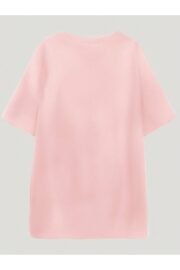 Çicek Ay Baskılı Kadın Oversize T-Shirt - Görsel 7
