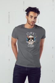 Cute Dog Baskılı Erkek Oversize T-shirt - Görsel 6