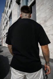 Los Angeles DownTown Baskılı Erkek Oversize T-Shirt - Görsel 8