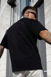 Los Angeles DownTown Baskılı Erkek Oversize T-Shirt - Görsel 9