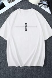 Dream Baskılı Oversize T-Shirt - Görsel 11