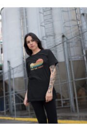 Kadın Enjoy Your Summer Baskılı Oversize T-Shirt - Görsel 7