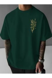 Erkek oversize Japon Kiraz Ağacı baskılı T-shirt rahat ve şık Tasarım - Görsel 21