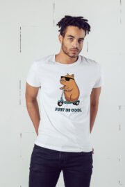 Cool Baskılı Erkek Oversize T-shirt - Görsel 6