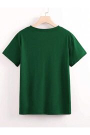 Leopar Desenli Kiraz Baskı Detaylı Kadın Oversize T-Shirt - Görsel 25