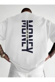 Erkek oversize Money Sırt baskılı T-shirt rahat ve şık Tasarım - Görsel 13