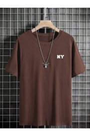 NY Baskılı Unisex Oversize T-Shirt - Görsel 7