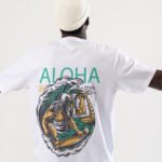 Aloha Sırt Baskılı T-shirt