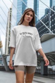 Kadın Oversize T-Shirt - Görsel 4