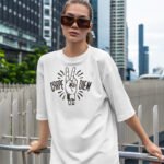 Kadın Carpe Diem Baskılı Oversize T-Shirt