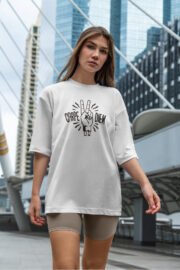 Kadın Carpe Diem Baskılı Oversize T-Shirt - Görsel 2