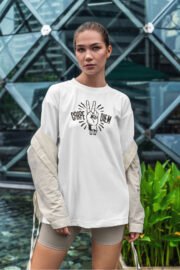 Kadın Carpe Diem Baskılı Oversize T-Shirt - Görsel 3