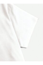 Çicek Ay Baskılı Kadın Oversize T-Shirt - Görsel 3