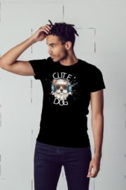 Cute Dog Baskılı Erkek Oversize T-shirt - Görsel 2