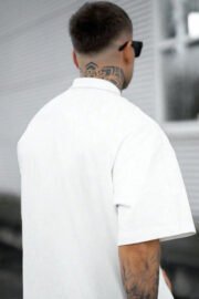 Los Angeles DownTown Baskılı Erkek Oversize T-Shirt - Görsel 3