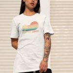 Kadın Enjoy Your Summer Baskılı Oversize T-Shirt