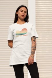 Kadın Enjoy Your Summer Baskılı Oversize T-Shirt