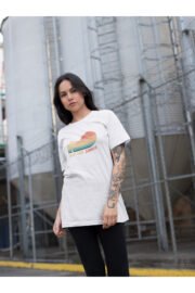 Kadın Enjoy Your Summer Baskılı Oversize T-Shirt - Görsel 2