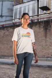 Kadın Enjoy Your Summer Baskılı Oversize T-Shirt - Görsel 3