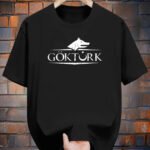 Göktürk Baskılı Erkek Oversize T-Shirt
