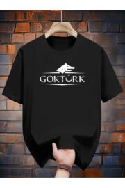 Göktürk Baskılı Erkek Oversize T-Shirt
