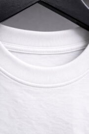 Introvert Baskılı Beyaz Oversize Tişört Unisex Streetwear T-Shirt - Görsel 4