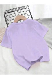 Kız Çocuk K-Pop Baskılı Tişört Siyah Pamuklu 3-12 Yaş Trend Tshirt - Görsel 2
