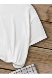Kız Çocuk K-Pop Baskılı Tişört Siyah Pamuklu 3-12 Yaş Trend Tshirt - Görsel 8
