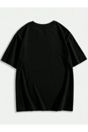 BÖRÜ Sembol Baskılı Oversize Streetwear Unisex Tişört - Görsel 3