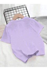 Kız Çocuk K-Pop Baskılı Tişört Siyah Pamuklu 3-12 Yaş Trend Tshirt - Görsel 16