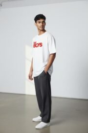 Unisex The Boys Baskılı Oversize Nefes Alan T-Shirt - Görsel 9
