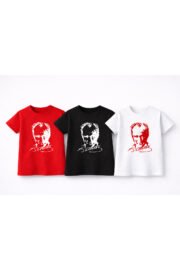 Çocuk 3'lü K.Atatürk ve Türk Bayrağı Baskılı T-Shirt