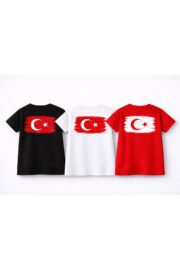 Çocuk 3'lü K.Atatürk ve Türk Bayrağı Baskılı T-Shirt - Görsel 2