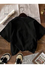 Kız Çocuk Leopar NewYork Baskılı Nefes Alan T-Shirt - Görsel 3