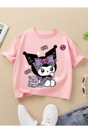 Kuromi Baskılı Kız Çocuk T-Shirt