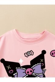 Kuromi Baskılı Kız Çocuk T-Shirt - Görsel 2